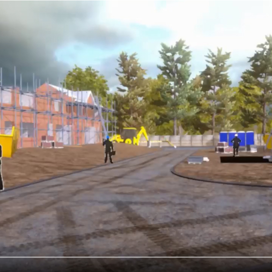 screen shot of a 3D site walk through