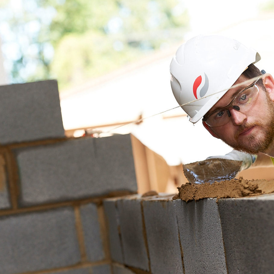a brick layer 