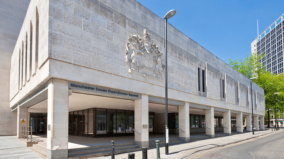 Manchester Crown Court Banner